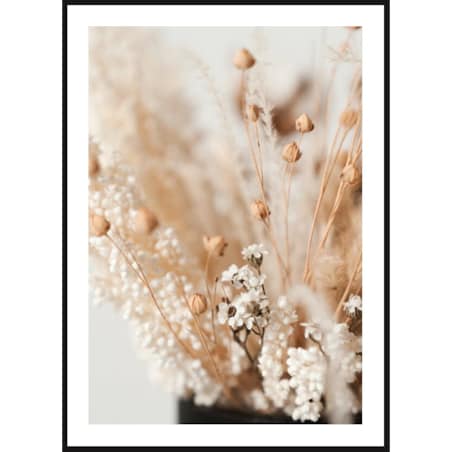 Poster Story, Plakat, Obraz - Suszony Bukiet Polnych Kwiatów, wymiary 30 x 42 cm