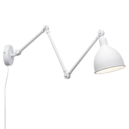 Biały kinkiet ruchomy Bazar 2827660-5007 By Rydens metalowy industrial