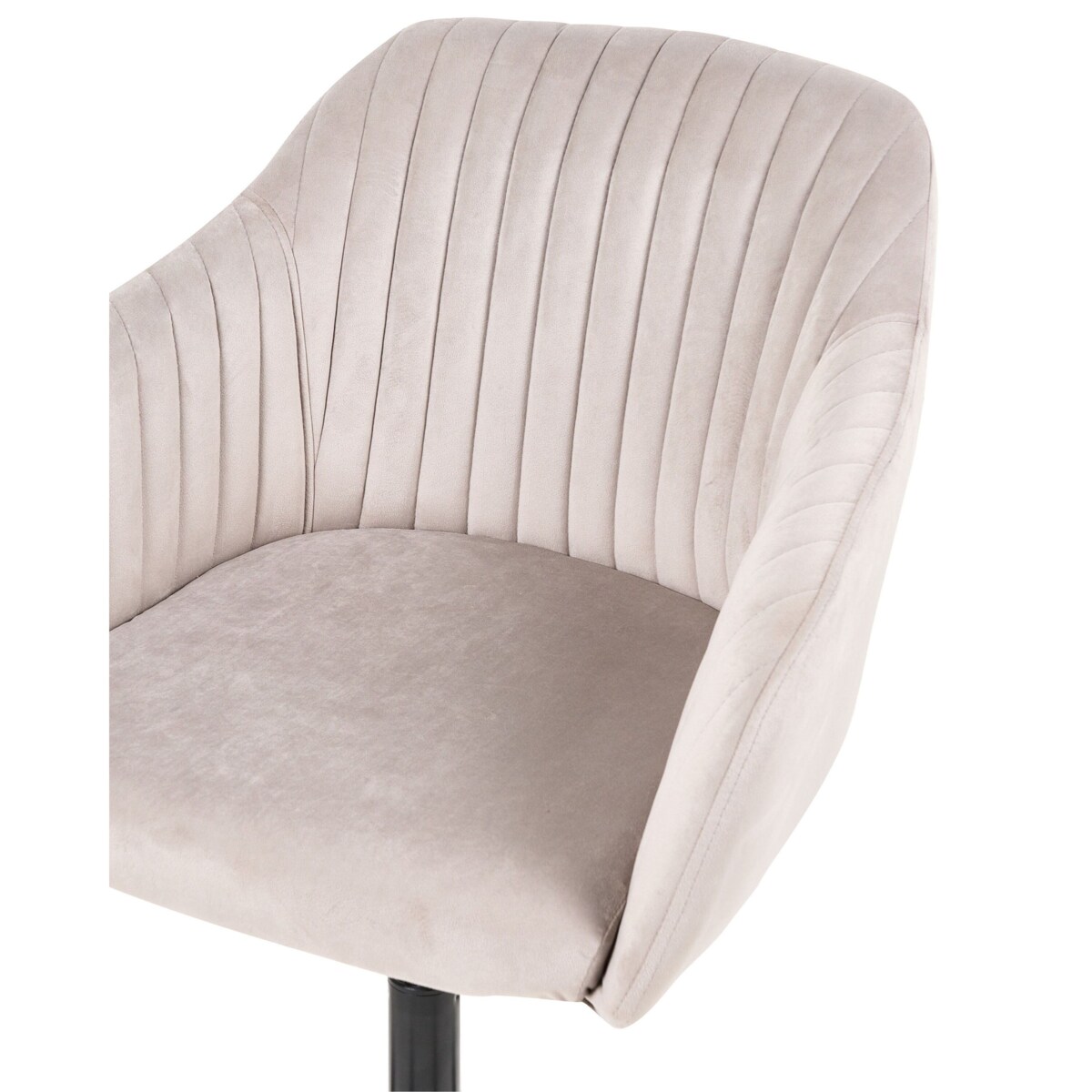 Krzesło biurowe Obrotowy VENICE Welur Beżowoszary