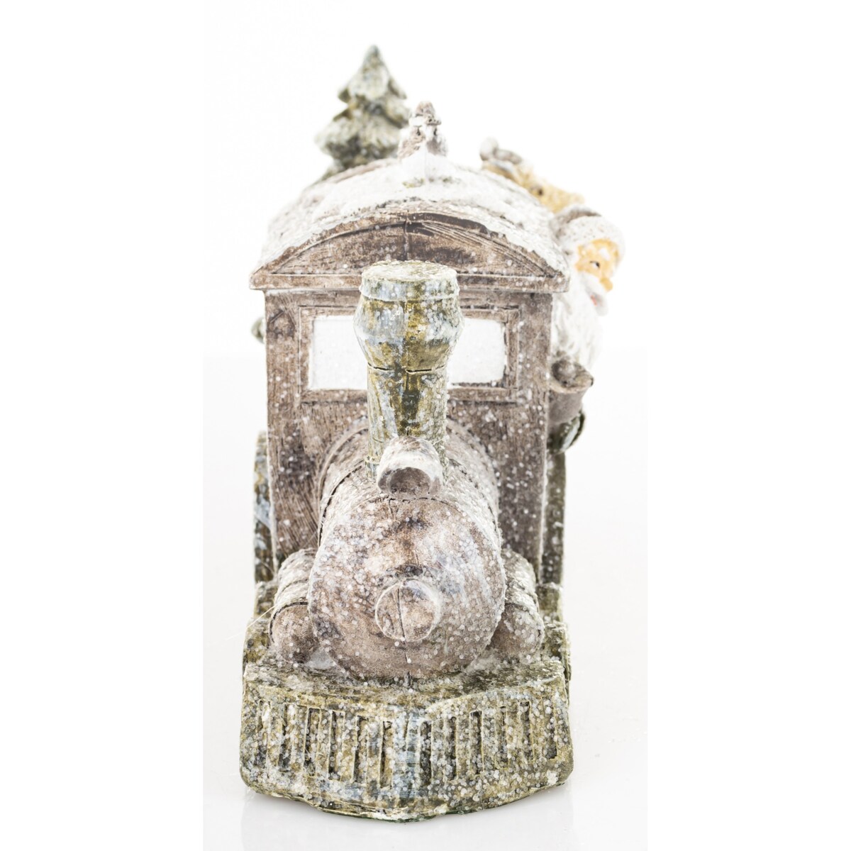 Dekoracja - pociąg świąteczny 10x18x7 cm LOKOMOTYWA