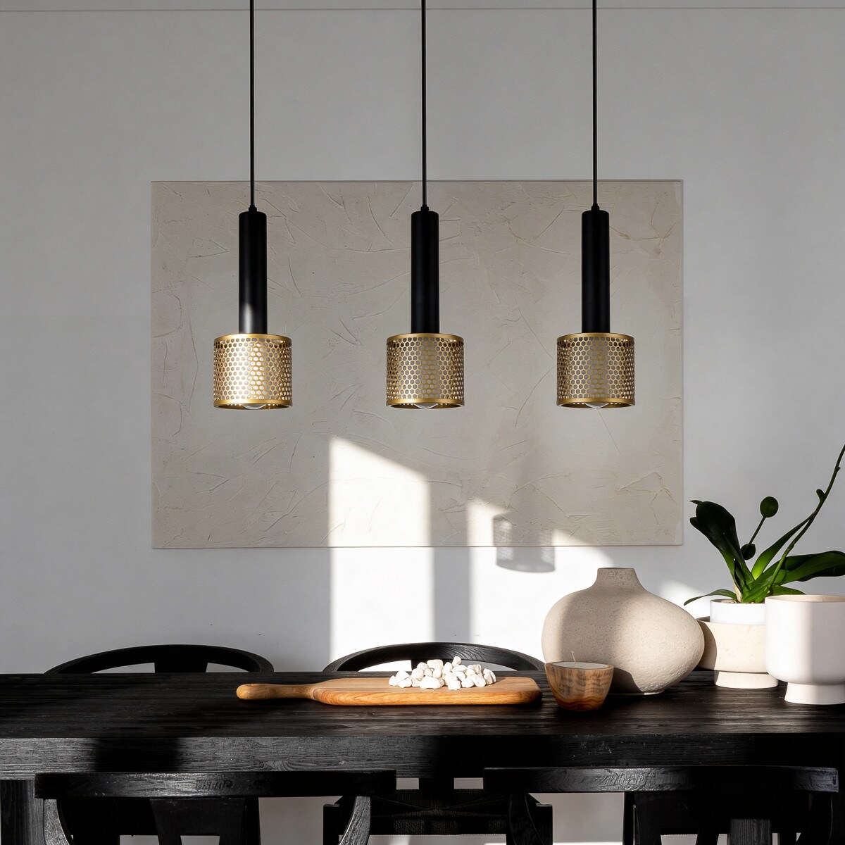 Lampa wisząca Light Prestige Amo czarny 3 x E27 1 szt.