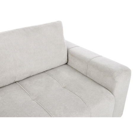 Narożnik rozkładany prawostronny 4-osobowy z pojemnikiem jasnoszary INNVIK