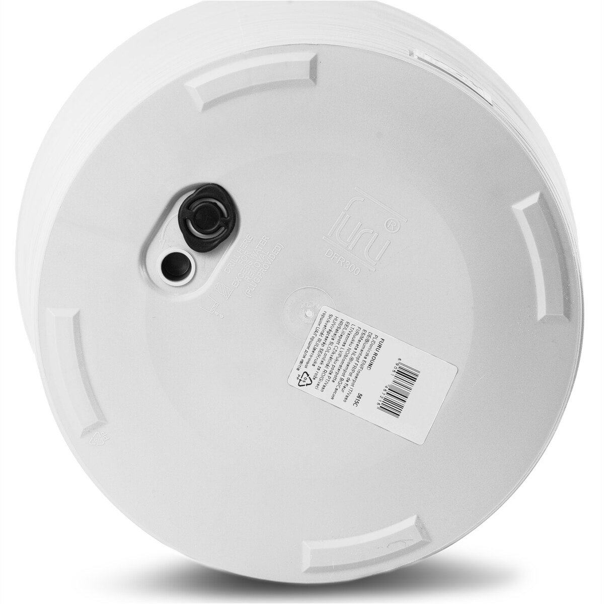 Doniczka Donica Ogrodowa 25/30 Cm Zestaw Na Taras Do Ogrodu Domu Biały