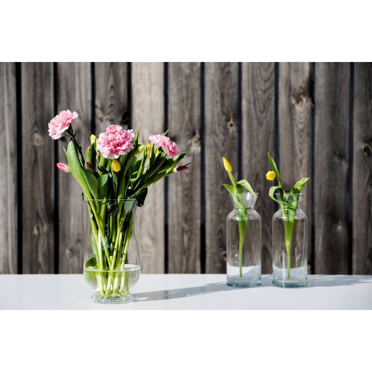 Konsimo RIOTES Wazon, przezroczysty