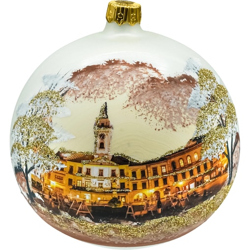 Bombka okrągła szklana: Cieszyn