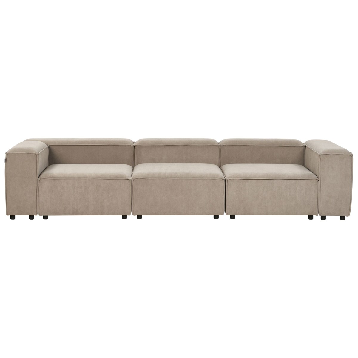 Sofa modułowa ARDAL Sztruks Beżowoszary dla 3 osób
