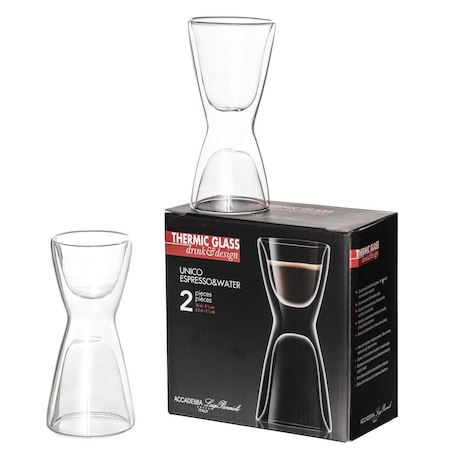 Szklanki do espresso Termico 2 szt. 65ml, 6,5 x 6 x 14,7 cm