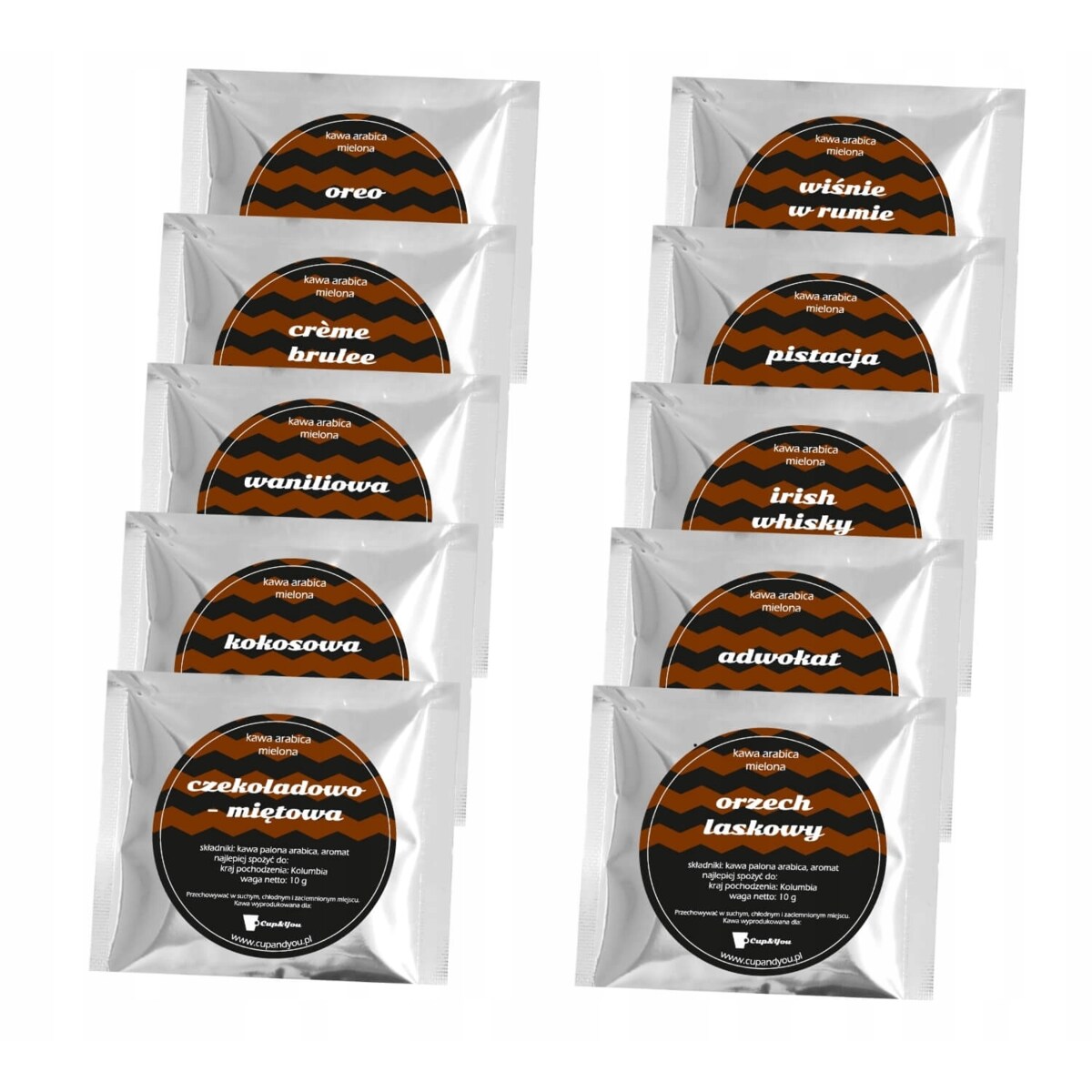 Duży aromatyczny box z kawą i herbatą prezent dla Mamy Teściowej+ zaparzacz