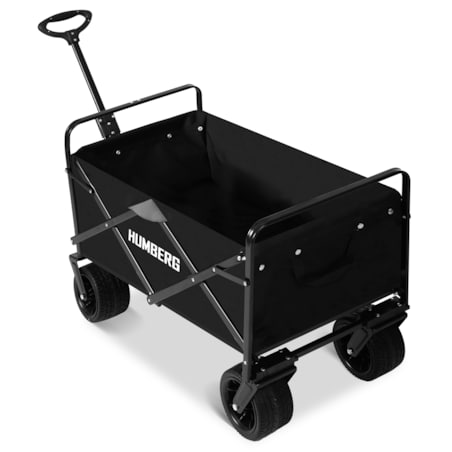Wózek ogrodowy transportowy turystyczny plażowy składany 100L 90kg Humberg HM-512