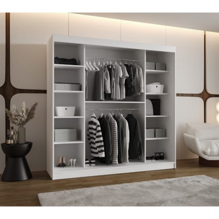 Szafa przesuwna ULTRA 200 biały