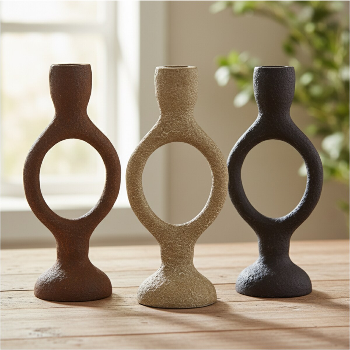 Świecznik Metalowy Na Jedną Świeczkę Uchwyt Na Świecę Stalowy Industrialny