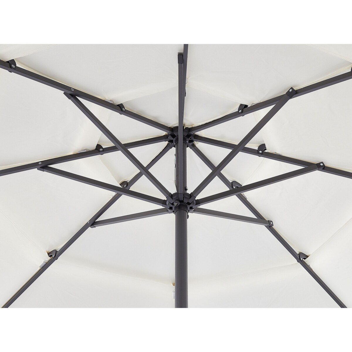 Parasol ogrodowy ⌀ 285 cm beżowy BIBIONE