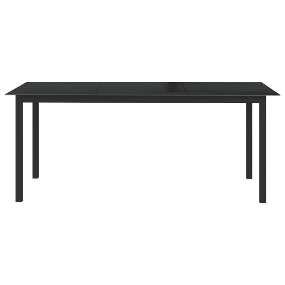vidaXL 9-częściowy zestaw mebli ogrodowych, aluminium, antracytowy
