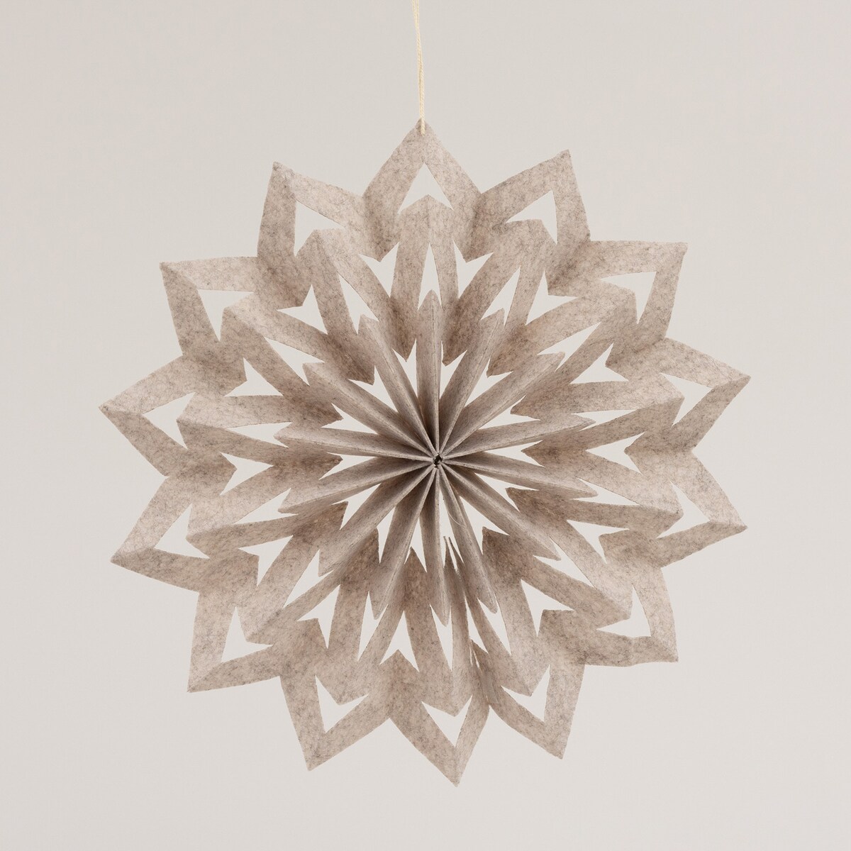 Ozdoba świąteczna Nivalis II beige 40 cm boże narodzenie, święta, świąteczne, beżowy, 40x5 cm