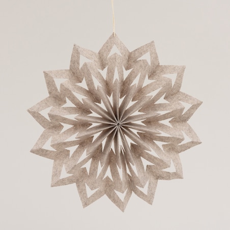 Ozdoba świąteczna Nivalis II beige 40 cm boże narodzenie, święta, świąteczne, beżowy, 40x5 cm