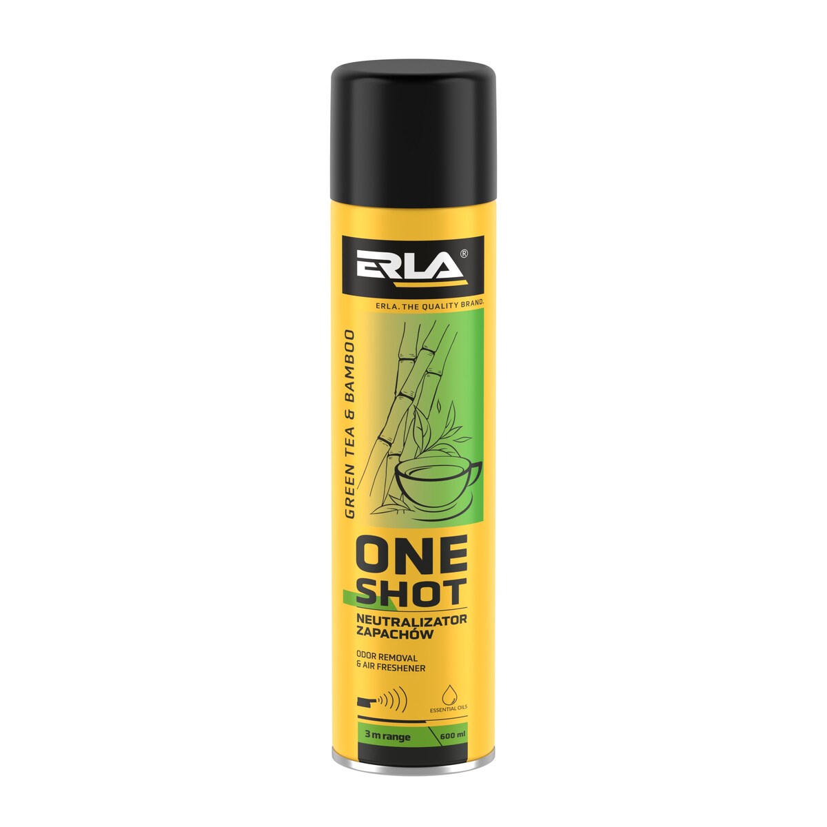 neutralizator zapachu erla one shot green tea &bamboo 600ml