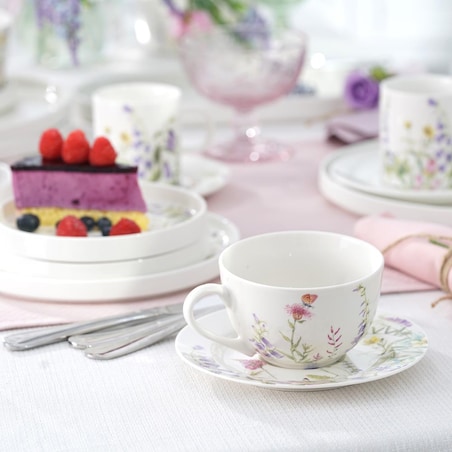 VILLA ITALIA Filiżanka do herbaty porcelanowa 280 ml VIOLA