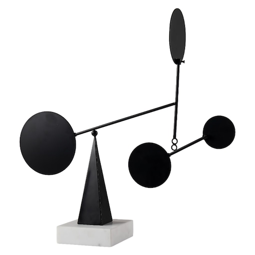 FIGURKA DEKORACYJNA JOSHUA CZARNA