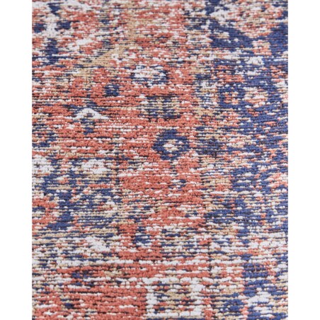 Dywan bawełniany 80 x 300 cm czerwono-niebieski KURIN