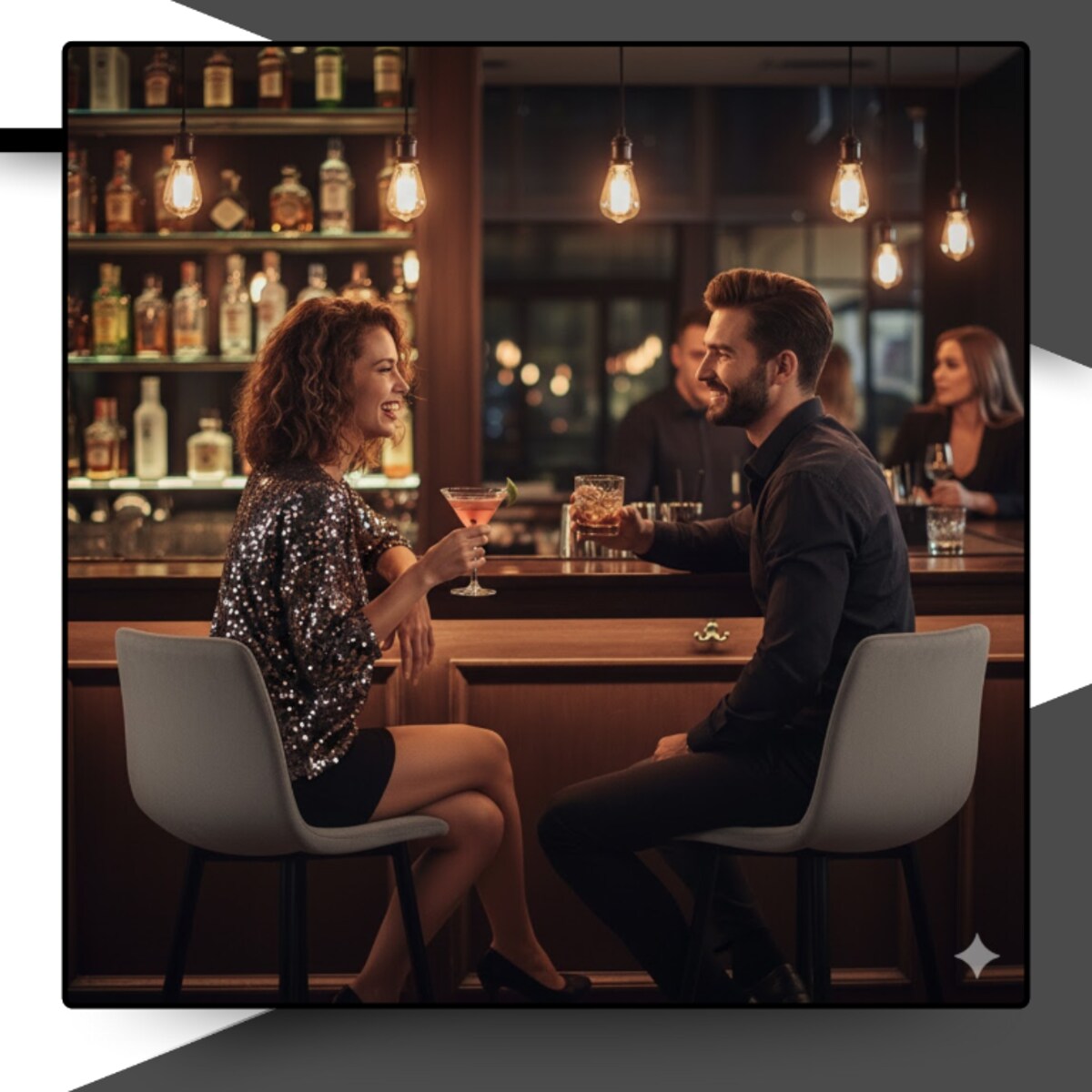 Hoker do wyspy welurowy szary z podnóżkiem