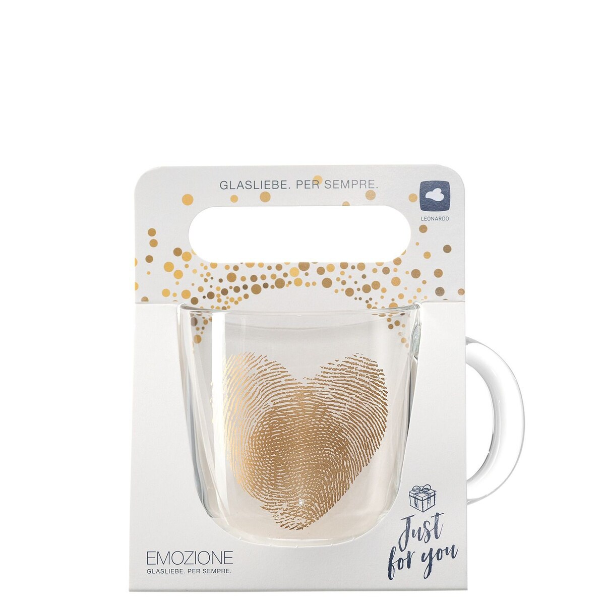 Szklanka 0,4l odcisk palca... EMOZIONE