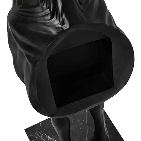 Podłogowa lampa salonowa HORSE S koń z abażurem czarny