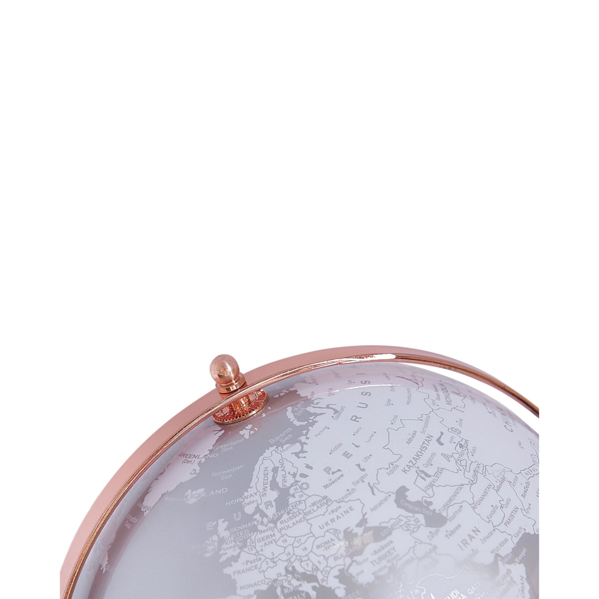 Globus 28 cm srebrny CABOT