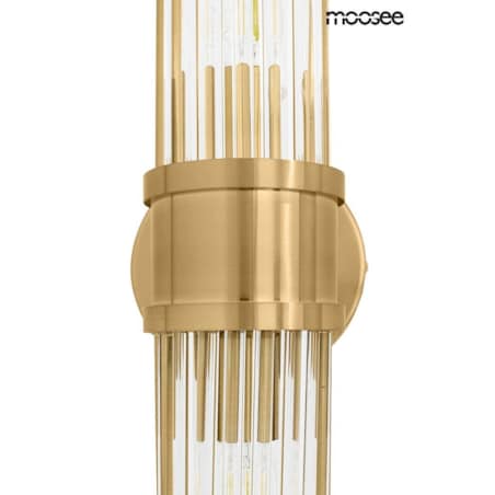 Kryształowa lampa ścienna Pilar Twin MSE010400193 złota