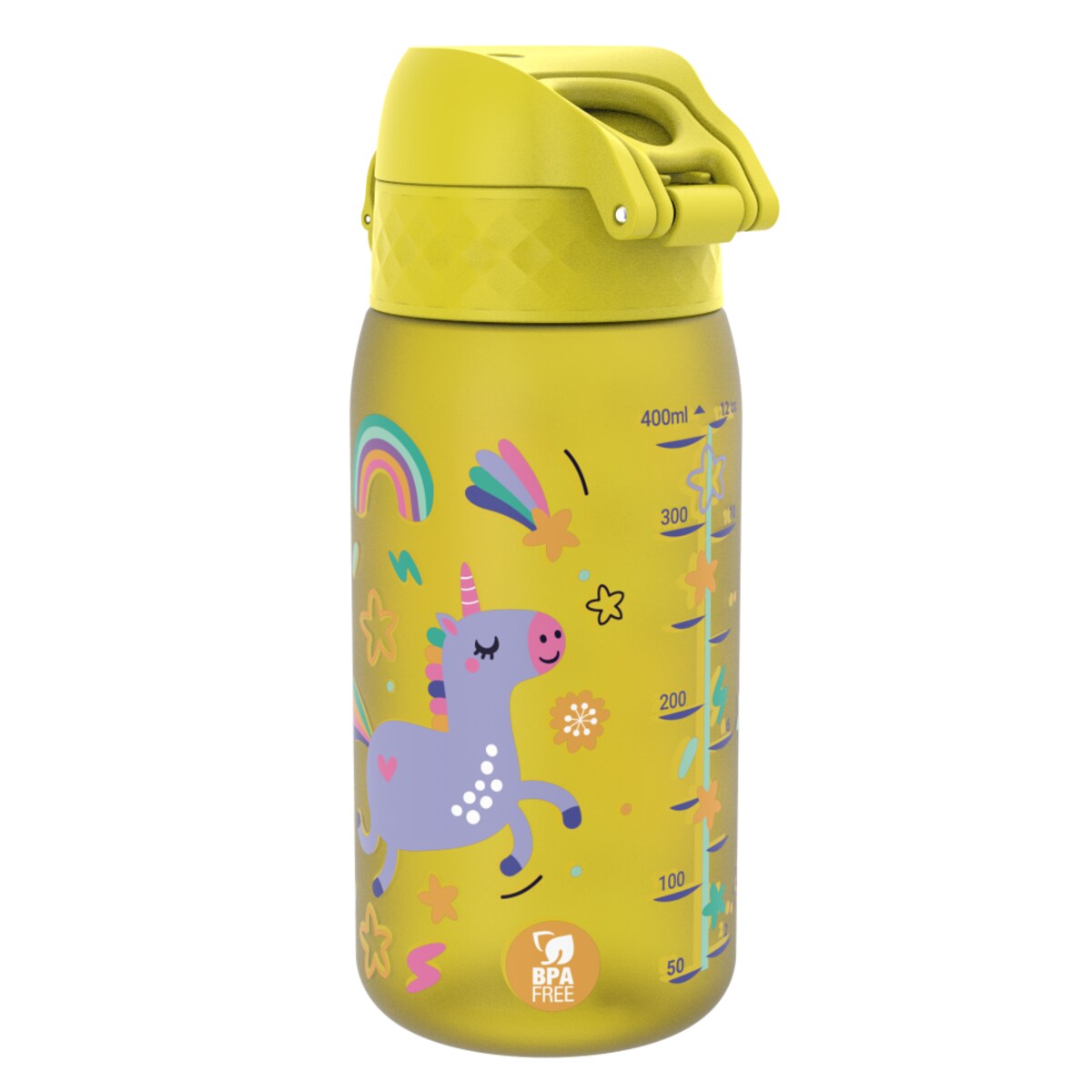 Butelka ION8 I8RF350PYUNI Unicorns (Yellow)
