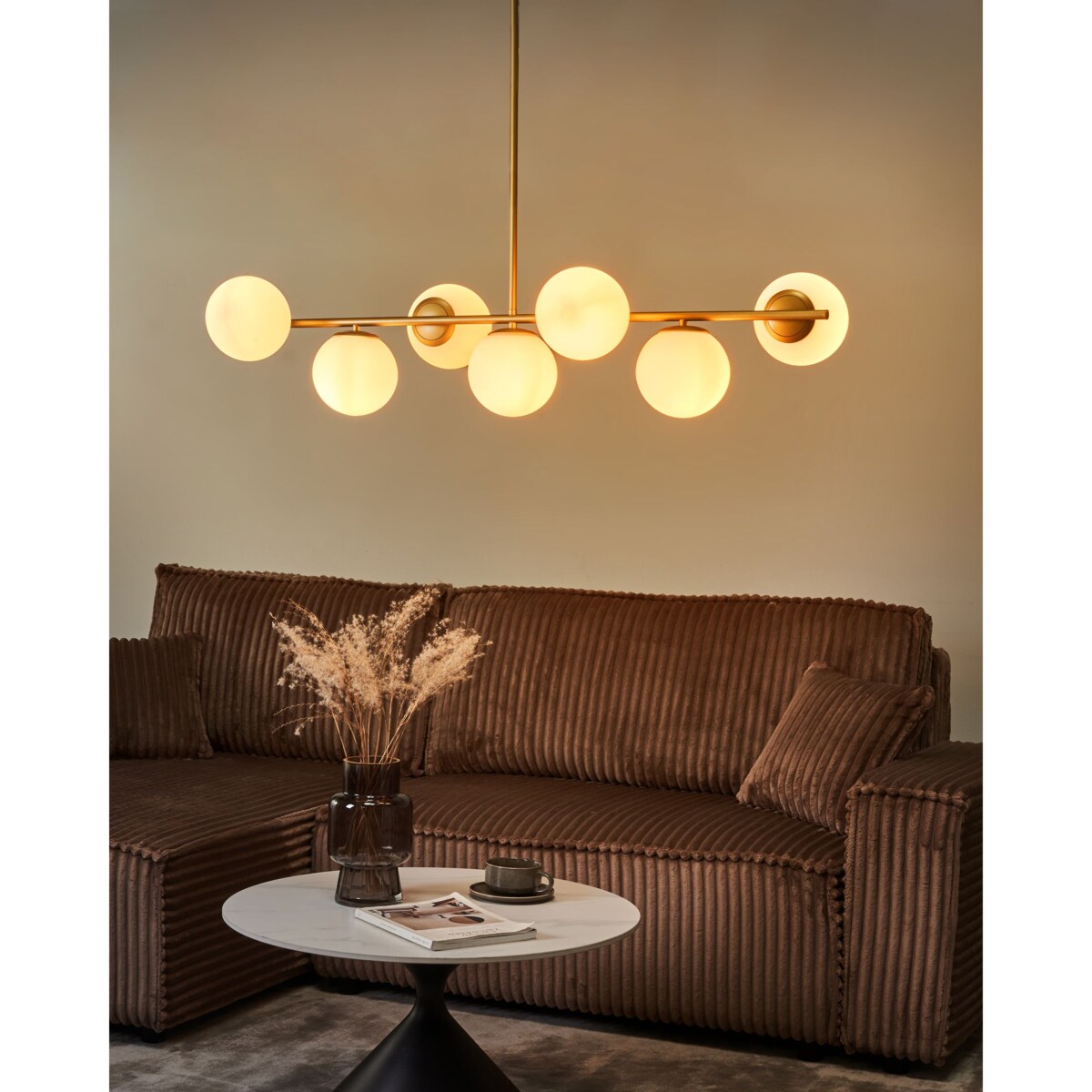 Lampa wisząca KARLA Metal Złoty