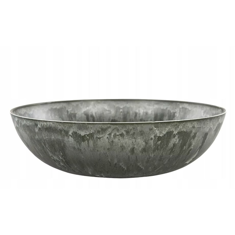 MISA MISKA IMITACJA MARMURU szara do salonu sypialni patera okrągła