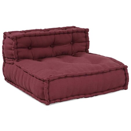 vidaXL Modułowa sofa, bordowy, 70x70x54, materiał
