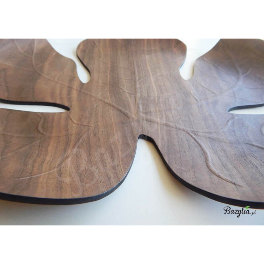 Taca z drewna orzecha Adamo, 40.5 x 41 cm, Legnoart