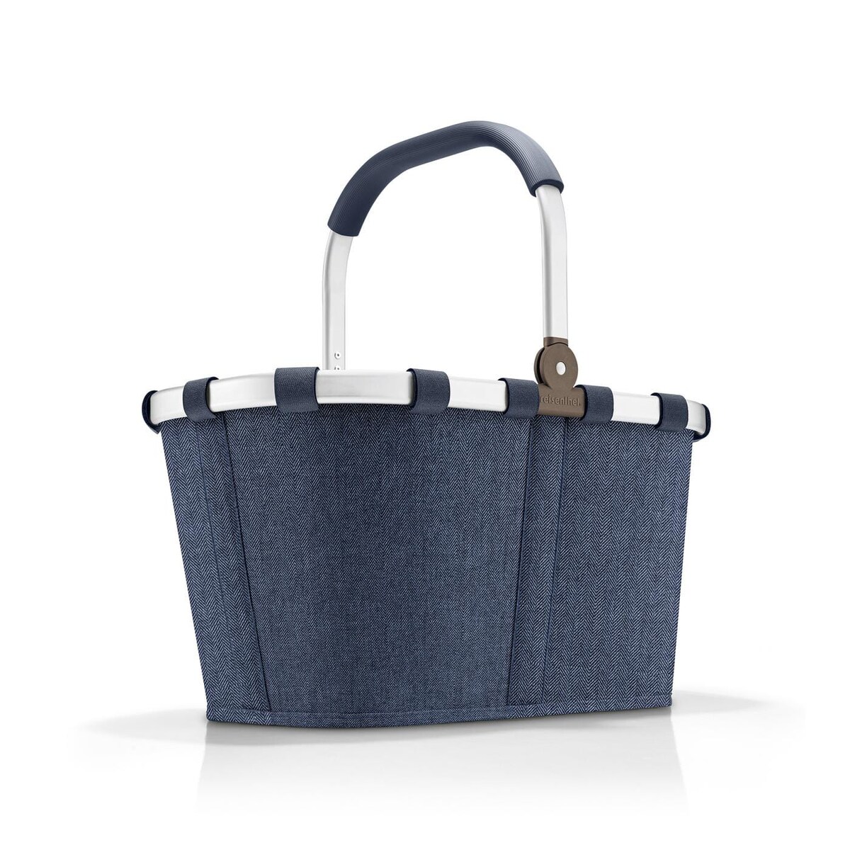 Koszyk CARRYBAG, herringbone dark blue