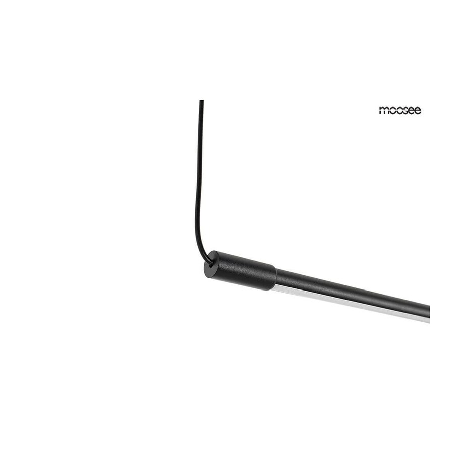 Pokojowa lampa wisząca Ombre listwa nad stół LED 14W czarna