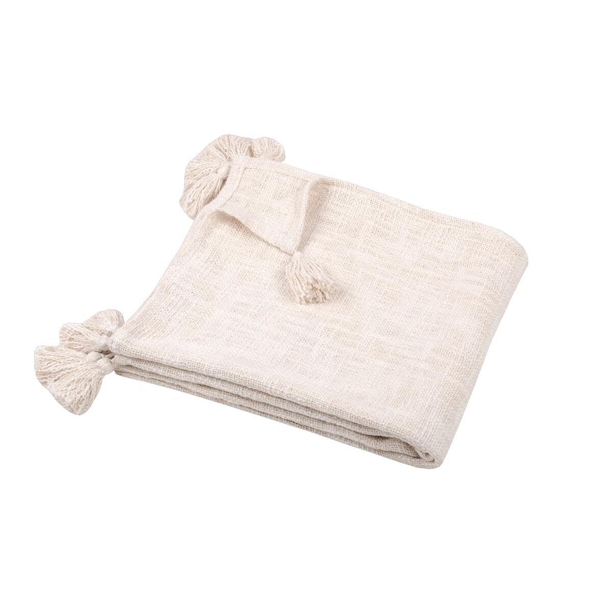 Koc bawełniany SANCHEZ z chwostami, 125 x 150 cm