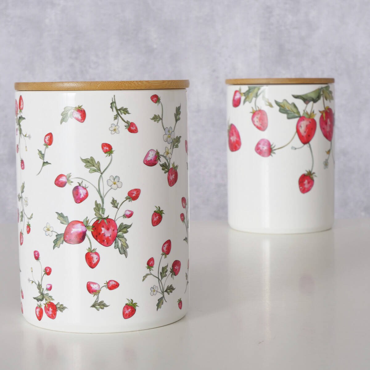 Pojemnik kuchenny ceramiczny w poziomki EMILY