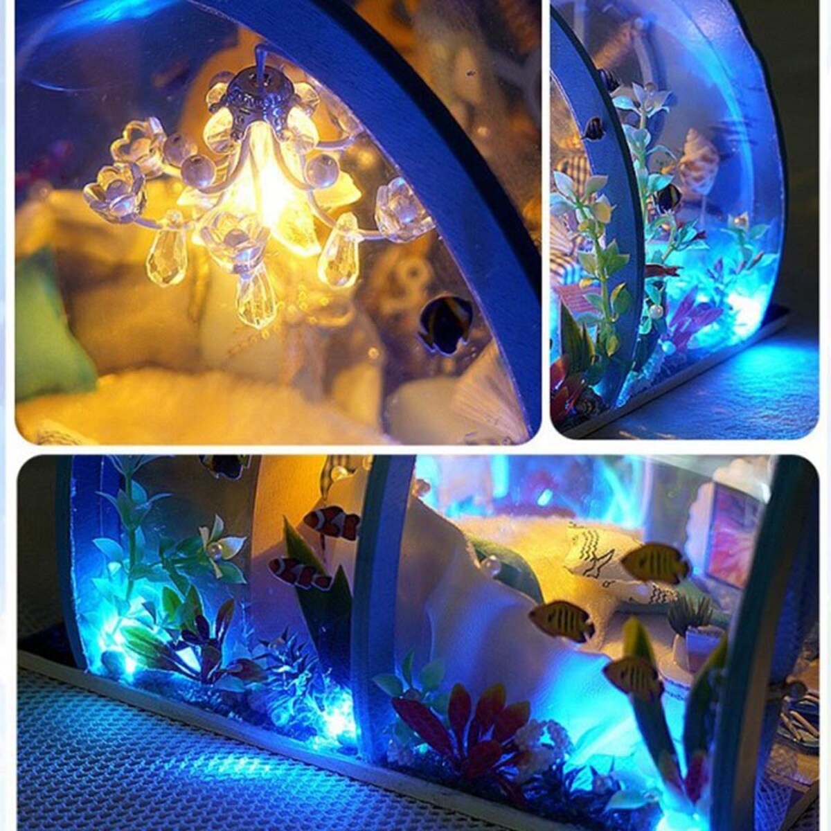 Miniaturowy domek - Podwodny świat syrenek