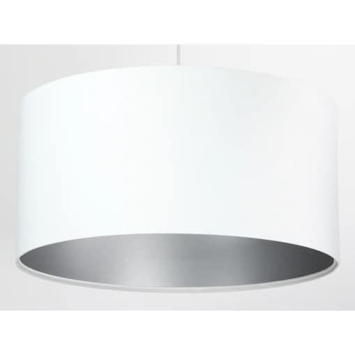 Lampa wisząca HOME 50 biała/srebrna