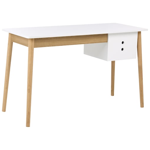 Biurko FENESTRA 120 cm 50 cm Jasny brąz/ biały