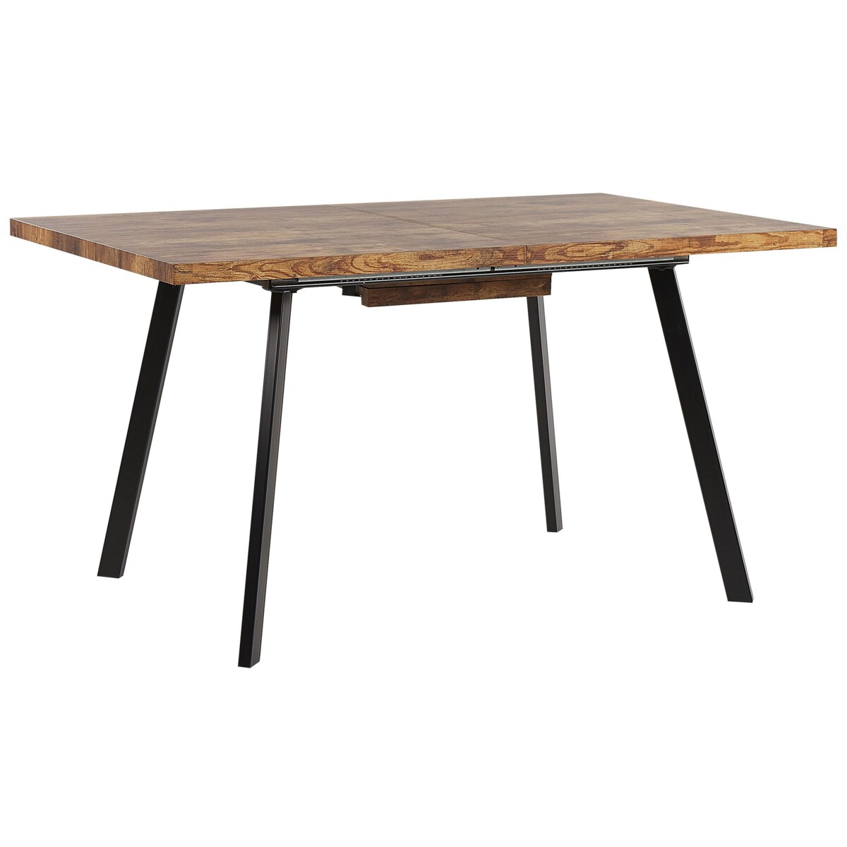 Stół do jadalni rozkładany HARLOW Ciemnobrązowy 140/180 cm 90 cm