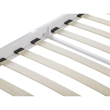 Łóżko metalowe 140 x 200 cm białe MAURS