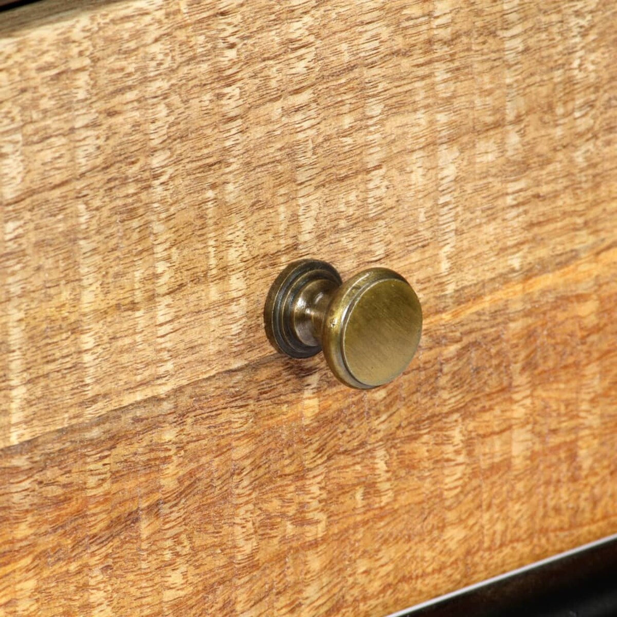 vidaXL Stolik konsola, 118 x 30 x 75 cm, lite drewno mango