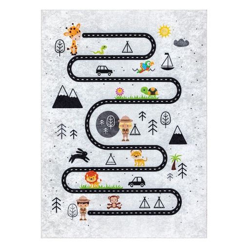 Dywan do prania JUNIOR 51490.802 Zwierzęta, 80x150 cm