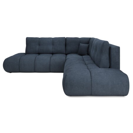 Narożnik pikowany, rozkładany z funkcją spania SOHI, Flow 22 - granatowy