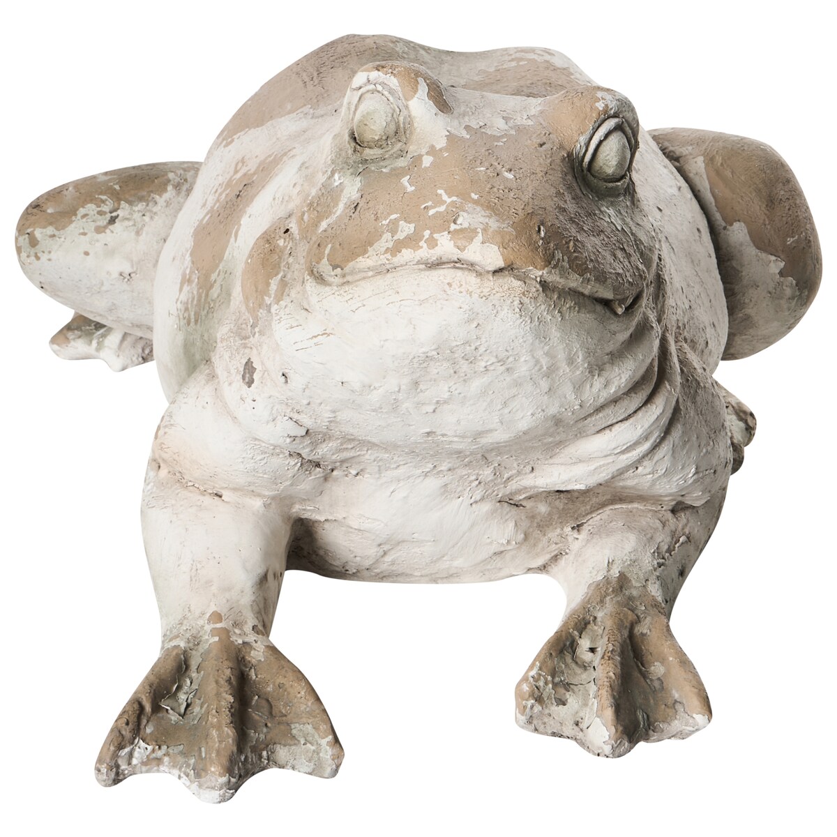 Figurka ogrodowa CARAPELLE Żaba Beżowy