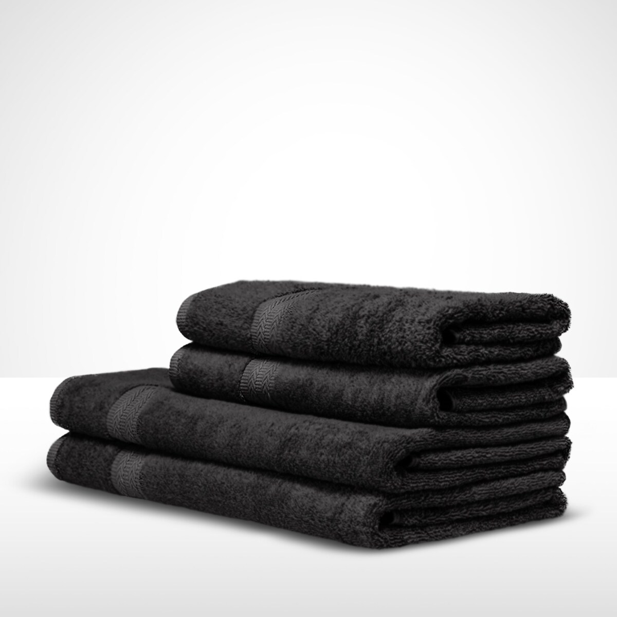 Ręcznik 70x140 czarny bawełniany FORUM 550 g/m2