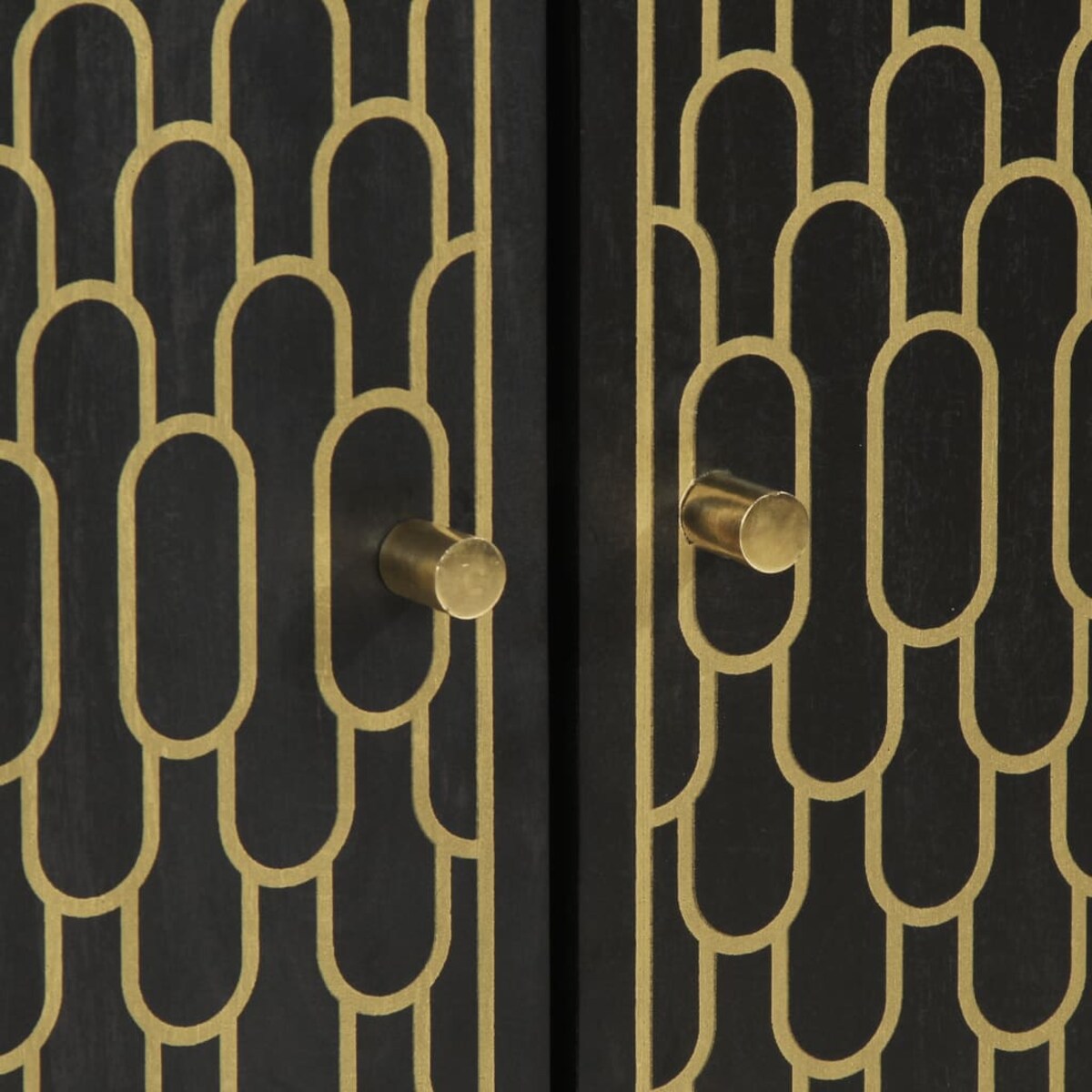 vidaXL Komoda, 60x33x100 cm, lite drewno mango