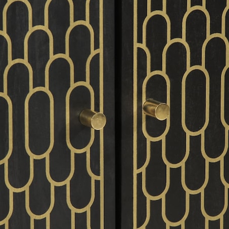 vidaXL Komoda, 60x33x100 cm, lite drewno mango