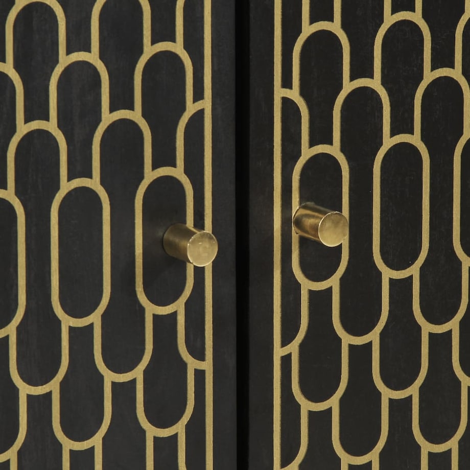 vidaXL Komoda, 60x33x100 cm, lite drewno mango